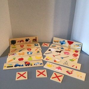 HAPE Cross Out Wooden Learning Game